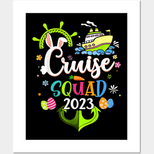 Cruise 2023 Bunny Eggs Easter DayMatching Men Women Funny Posters and Art